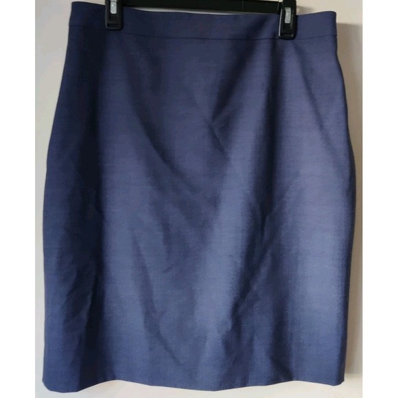 Banana Republic Dresses & Skirts - Banana Republic Women's Wool Pencil Straight Skirt Size 14 Navy‎ Blue Business